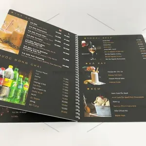 Alternative view of Menu đóng cuốn lò xo
