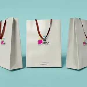Alternative view of Túi giấy in số lượng ít