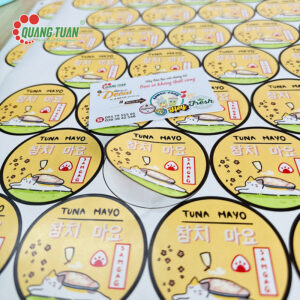 Nhãn decal giấy (ưu tiên cho sản phẩm khô)