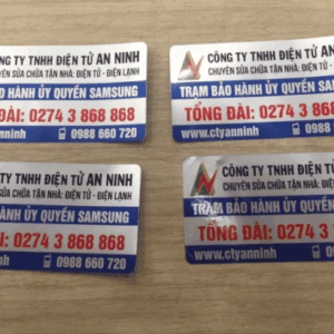 Alternative view of Nhãn decal xi bạc