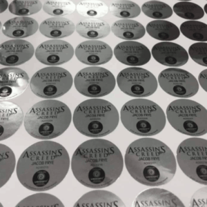 Nhãn decal xi bạc