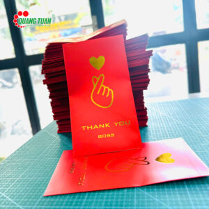 Bao lì xì ép kim cao cấp 2026