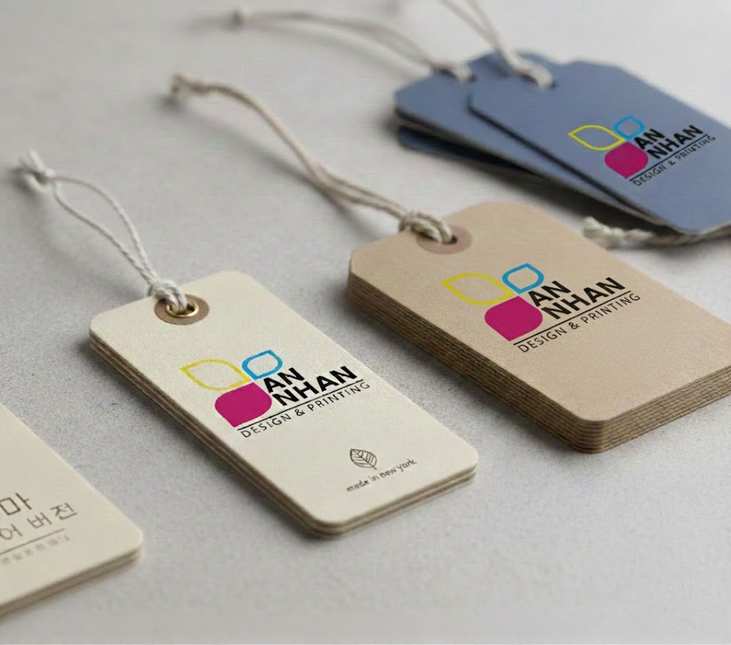 Dịch Vụ In Thẻ Treo Bồi Giấy Dày Cao Cấp - Ép Kim & Dập Nổi
